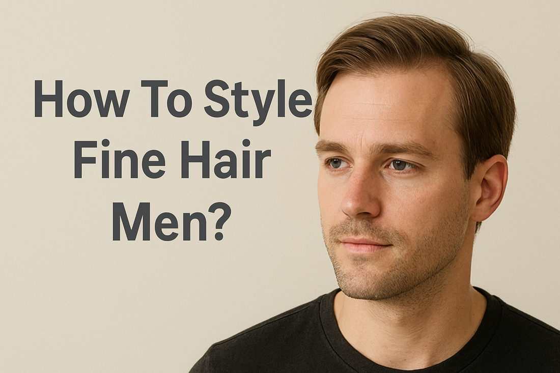 How To Style Fine Hair Men​
