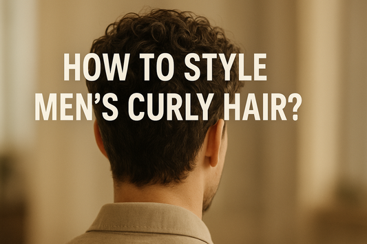 How to style men’s curly hair