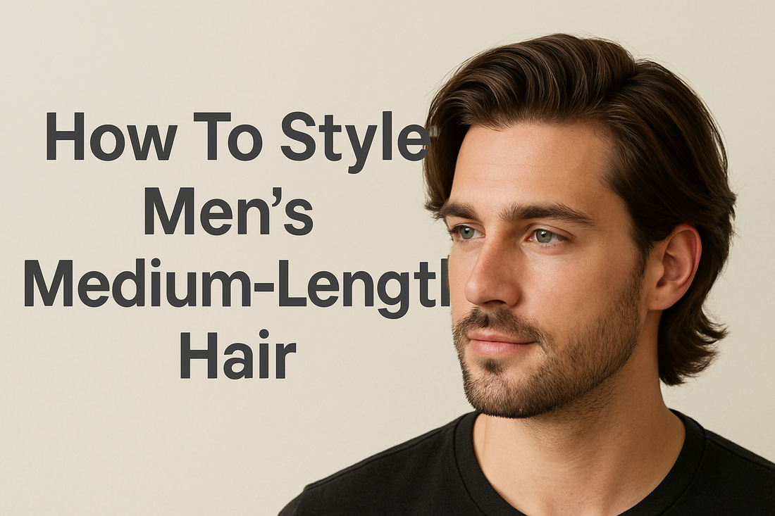 How To Style Men's Medium-Length Hair