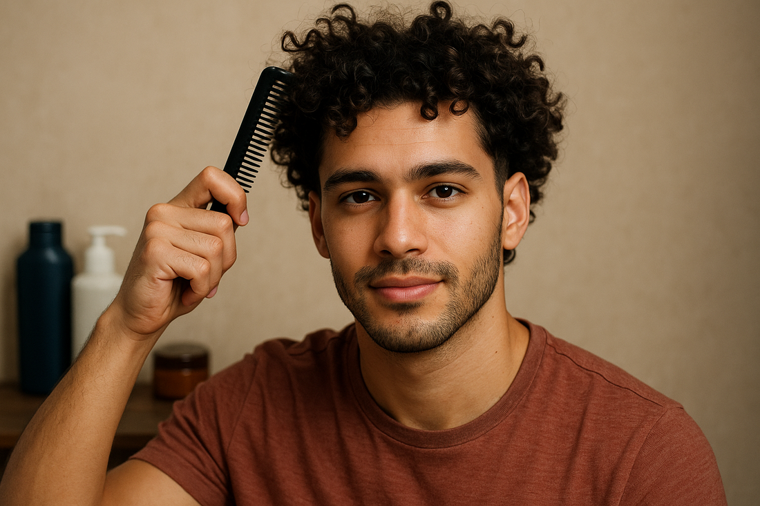 How To Take Care Of Curly Hair Men​