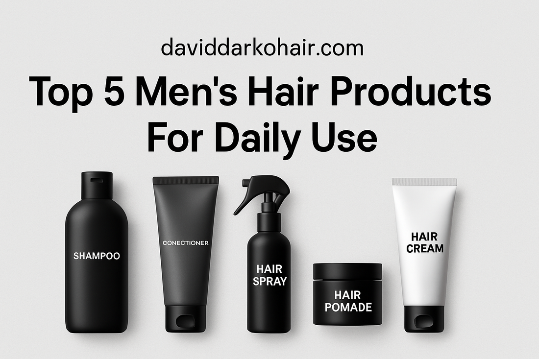 Top 5 Men's Hair Products For Daily Use